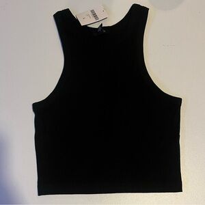 Forever 21 Black Ribbed Top